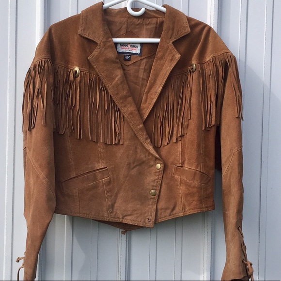 Minnetonka Jackets & Blazers - MINNETONKA SUEDE LEATHER WESTERN JACKET VINTAGE